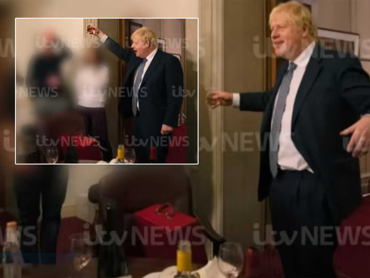 Tory Mps Condemn ‘damning Partygate Photos Of Boris Johnson The